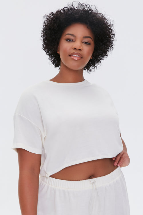 Blusa básica manga corta Curvy Mujer | 00434238